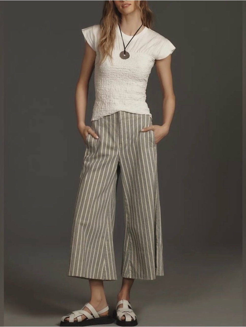 Anthropologie Pilcro Foxglove Mid-Rise Flare Pants 27